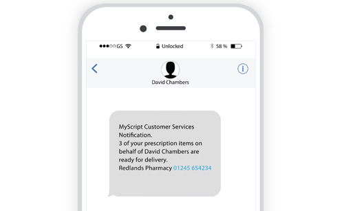 Text customers